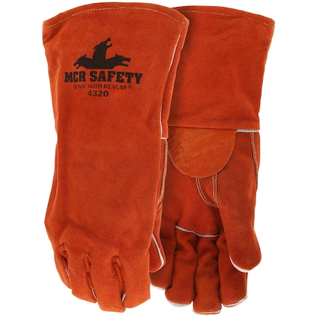 Mcr Safety Gloves, 4320 Welders Left Hand Only 24 each / dz, 24PK 4320LH